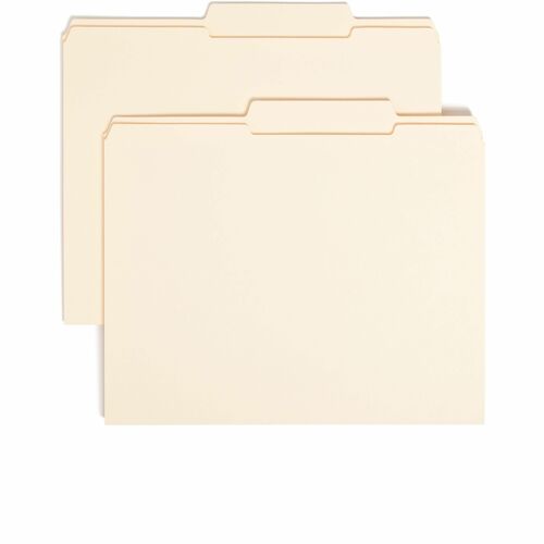 Smead  Top Tab Folders, 2/5 ROCenter Tab Cut,Letter,100/BX, MLA