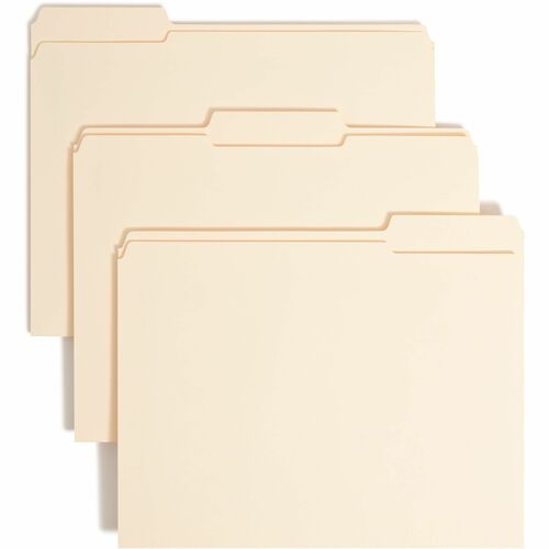 Smead  Top-tab Folders,3/4" Exp,1 Fastener/Pos 1,Ltr,50/BX,MLA