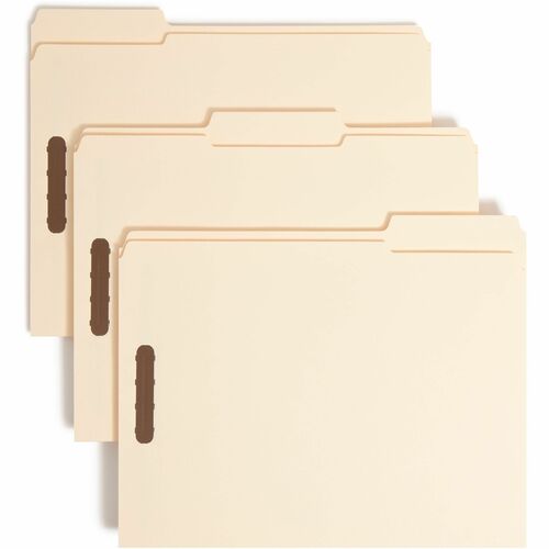 Smead  Top-tab Folders,3/4" Exp,2 Fastener/Pos 1and3,Ltr,50/BX,MLA