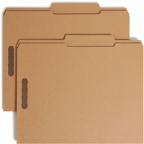 Smead  Guide Height Folders,2 Fasteners,2/5 ROC,Letter,50/BX,Kraft