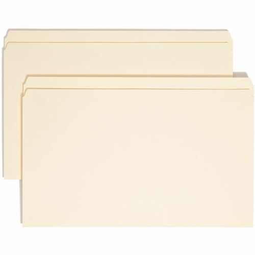 Smead  File Folder,11 pt, Straight Tab,1 Ply,Legal,100/BX,MLA