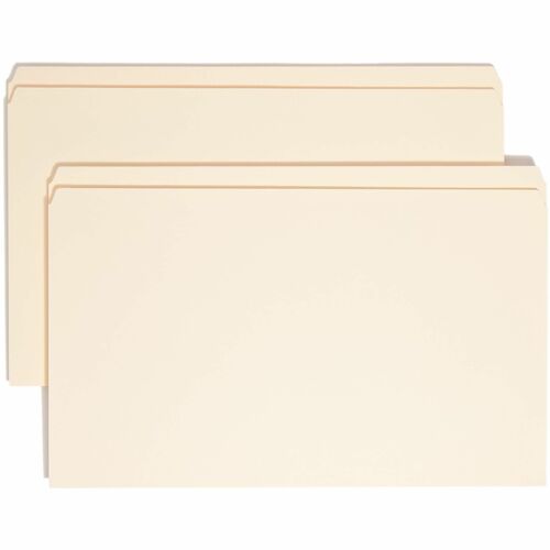 Smead  File Folder, 11 pt, Straight Tab,2 Ply, Legal,100/BX,MLA