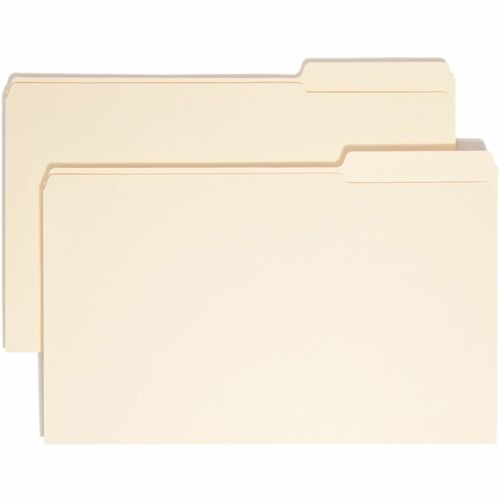 Smead  File Folders, 1/3 Right Tab Cut, 2 Ply, Legal, 100/BX, MLA