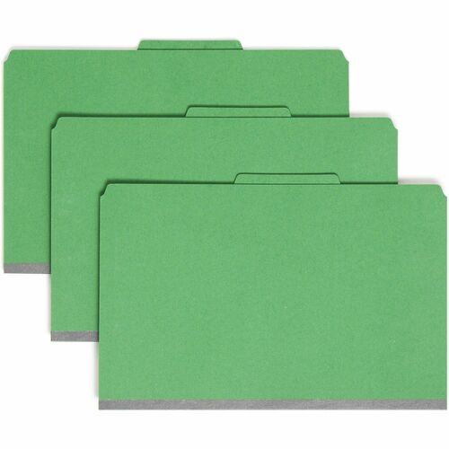 Smead  Classification Folders, 1 Dvdr, 2" Exp., Legal, 10/BX, GN