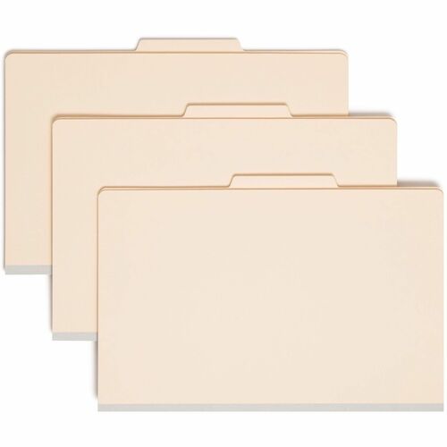 Smead  Classification Folders,2 Div,Legal,14-3/4"x10",10/BX,Manila