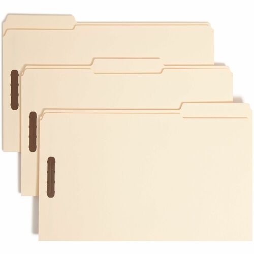 Smead  Top-tab Folders,3/4" Exp,2 Fastener/Pos 1and3,Lgl,50/BX,MLA