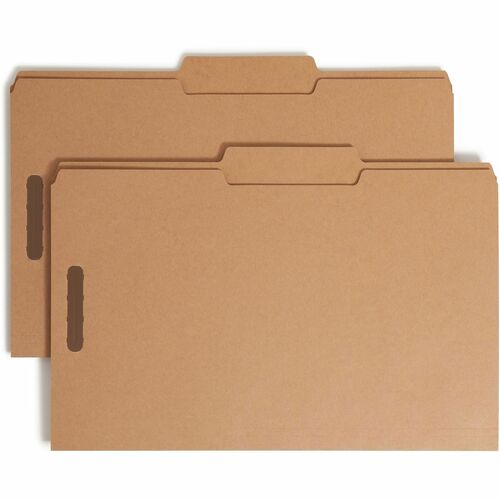 Smead  File Folders,2 Fasteners,2/5-cut ROC Tab,Legal,50/BX,Kraft