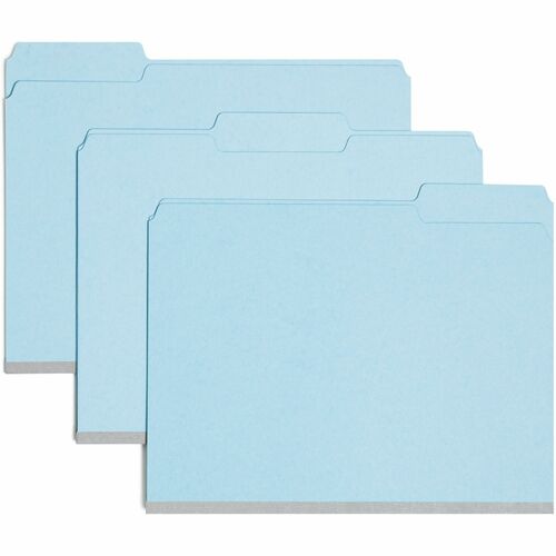 Smead  Tab Folders,1"Exp,1/3 AST Cut, 9-12/"H, Letter, 25/BX, Blue