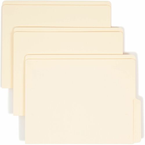 Smead  End Top Folder,1/2 Bottom Tab Cut,9"H Front Letter,100BX,MLA