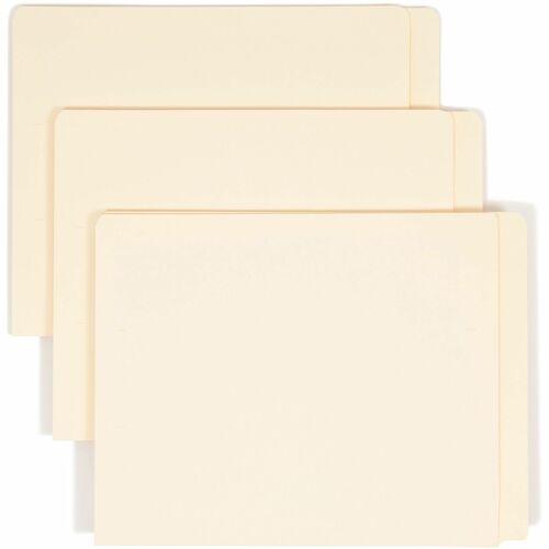 Smead  Tab Folders,1-Ply, 3/4"Exp,14Pt, 12-1/4"x9-1/2", 100/BX, MLA