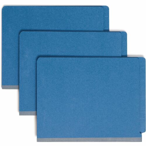 Smead  Classification Folders,2" Exp,Fasteners,Letter,10/BX,D. Blue