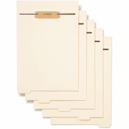 Smead  Folder Dividers,1/5 Cut AST Bottom Tab,Letter,50/PK,Manila