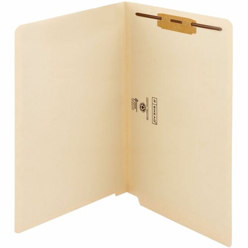 Smead  Fastener Folder,3/4" Exp,1 Fast/Pos 1,Legal,50/BX,MLA