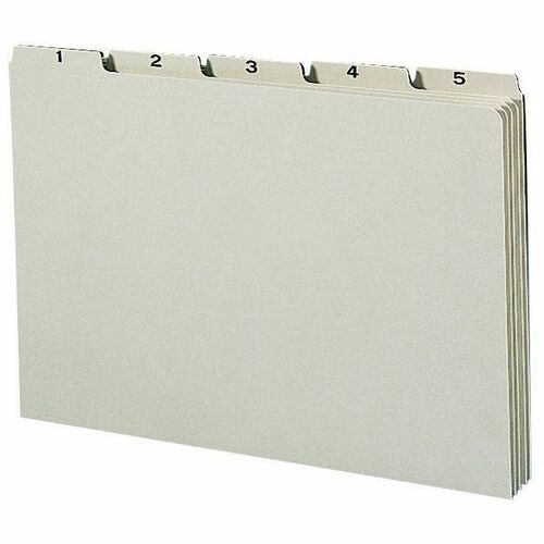 Smead  File Guide,Pressboard,1/5 Cut,Labeled 1-31, Legal,Gray Green