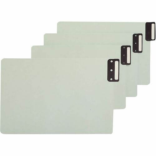 Smead  End Tab Guide,Vertical Blank,Legal,50/BX,Gray/Green