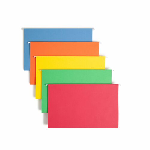 Smead  Hanging Folders, 1/5 Tab Cut, Legal, 25/BX Assorted