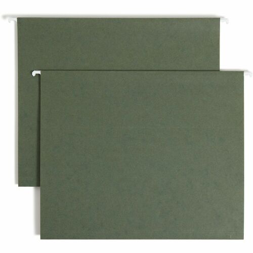 Smead  Hanging Box Bottom Folders, 1"Exp, Letter, 25/BX, GN