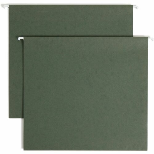 Smead  Hanging Box Bottom Folders, 3" Exp, Letter, 25/BX, GN
