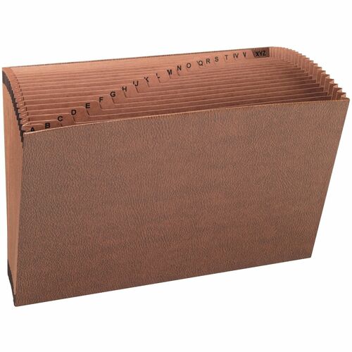 Smead  Expanding File, No Flap, A-Z, 21 Pockets,Legal,15"x10",RDR
