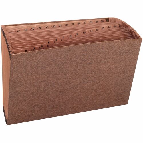 Smead  Expanding File, 31 Pockets, Legal, 15"x10", Brown