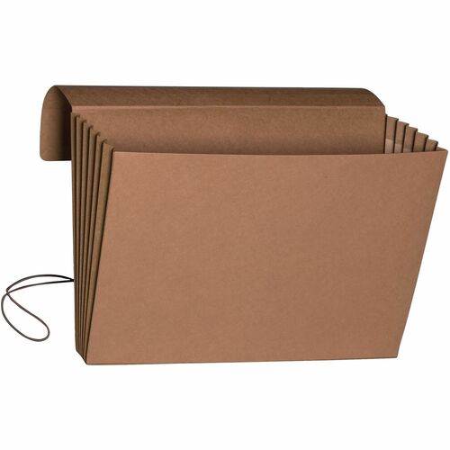 Smead  Expndg Wallets,w/ Cord, Lgl, 5-1/4" Exp,10/BX, 15"x10", RDR