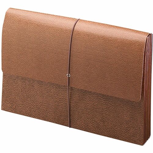 Smead  Expanding Leather-Like Wallets, 3-1/2" Exp, 15"x10"