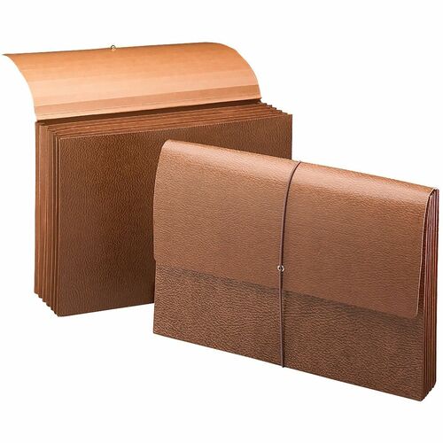 Smead  Wallet, 6-Pct, 5-1/4" Exp, Legal, 14-3/4"x9-1/2", Redrope