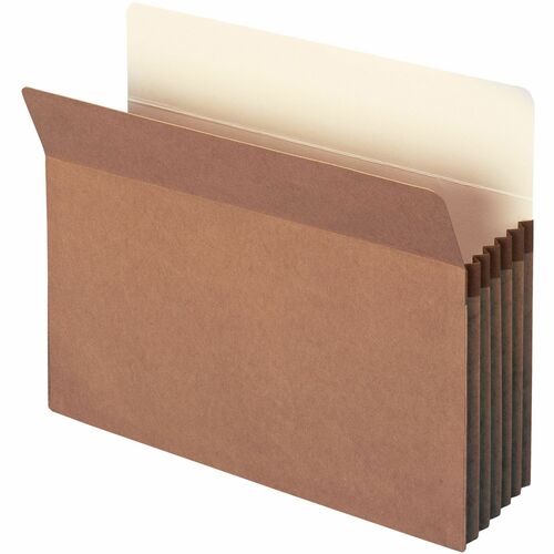 Smead  File Pocket, 5-1/4"Exp, Straight Cut, Ltr, 10/BX, RDR