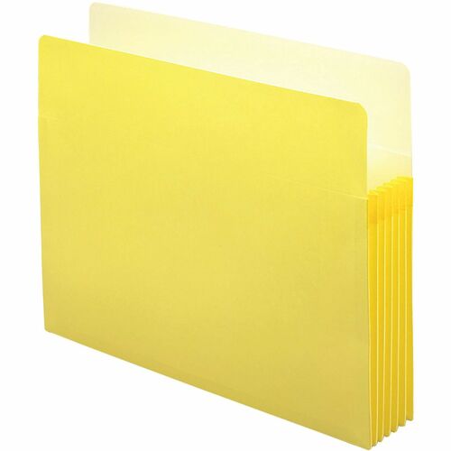 Smead  Top-Tab File Pocket, Ltr, 11-3/4"Wx9-1/2"H, 5-1/4" Exp, YW