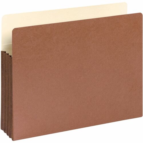 Smead  File Pocket, 3-1/2"Exp, 11-3/4"x9-1/2",10/BX, Redrope