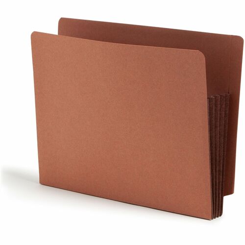Smead  File Pockets,Extra Wide,3-1/2" Exp,Letter,10/BX,Dark Brown