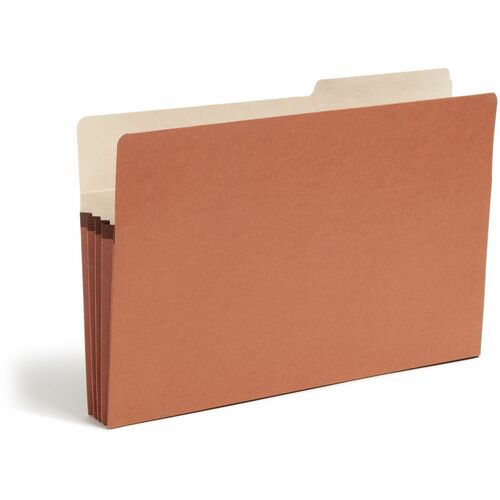 Smead  File Pocket, 2/5 Cut, 3-1/2" Exp, 14-3/4"x10", 25/BX, RDR