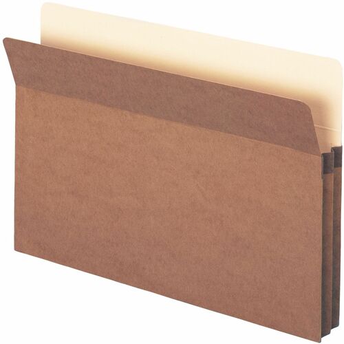 Smead  File Pocket, 1-3/4"Exp, Straight Cut, Lgl, 25/BX, RDR