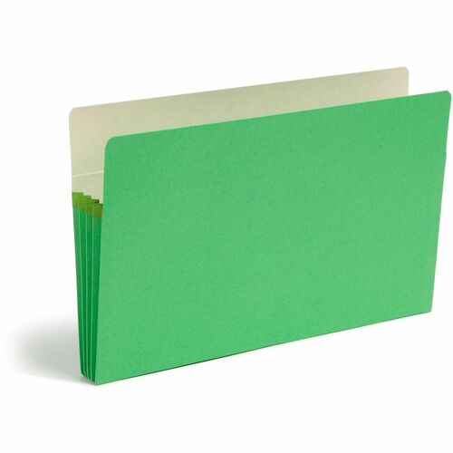 Smead  Top-Tab File Pocket, Lgl, 14-3/4"Wx9-1/2"H, 3-1/2" Exp, GN