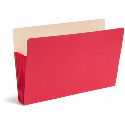 Smead  Top-Tab File Pocket, Lgl, 14-3/4"Wx9-1/2"H, 5-1/4" Exp, RD