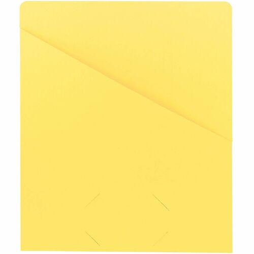 Smead  Slash Jacket, 9-3/4"x11-1/2", 25/PK, 11 Pt, Yellow