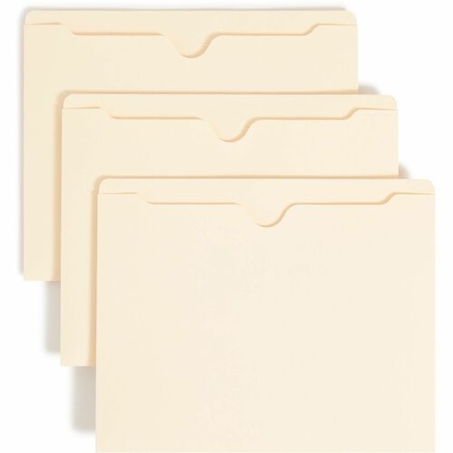 Smead  File Jacket,Flat Exp,Letter,11-3/4"x9-1/2",100/BX,Manila