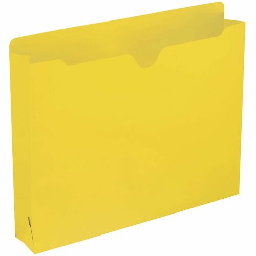 Smead  File Jackets, 2" Expansion, Letter, 50/BX, Yellow