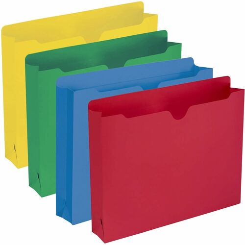 Smead  File Jackets, 2" Expansion, Letter, 50/BX, Assorted