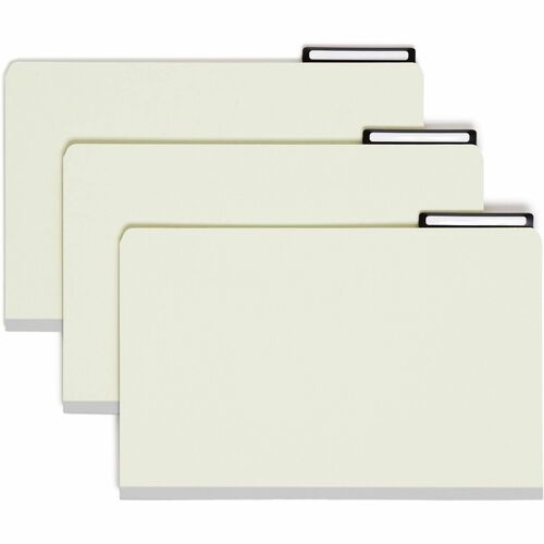 Smead  Mortgage Folders,w/Tab,1" Exp,Legal,10/BX,Gray Green