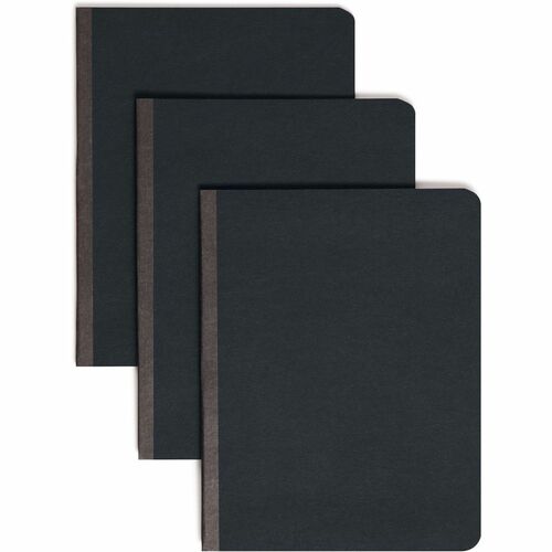 Smead  Report Cover, Pressboard, Twin-Prong, 3" Cap, 9"x11-1/2",BK