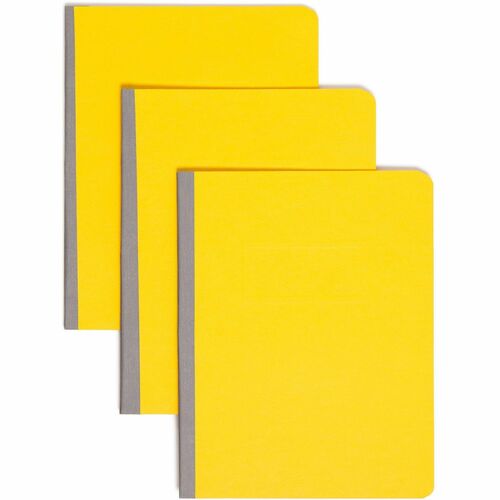 Smead  Report Cover, Pressboard, Twin-Prong, 3" Cap, 9"x11-1/2", YW