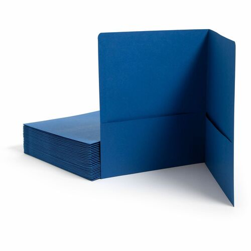 Smead  Folders, Textured, 2 Pockets, 9-3/4"x11-1/2", 25/BX, DBE