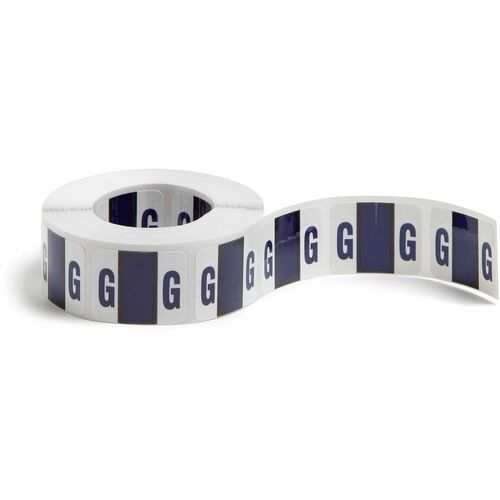 Smead  Color Code Labels, "G", 1"x1-1/4", 500/RL, Violet