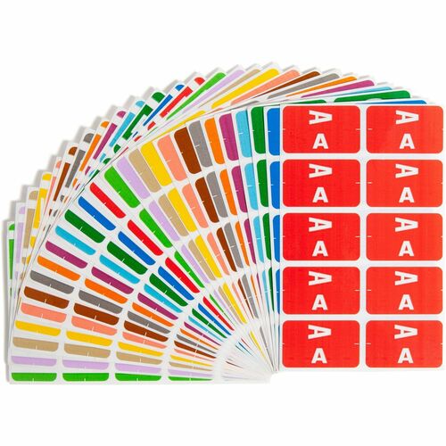 Smead  ACCS Style Labels, 1"x1-5/8", 2200/BX, Assorted