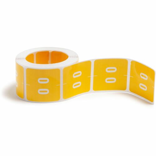 Smead  Numeric Labels, "0", 1-1/2"x1-1/2", 250/RL, Yellow