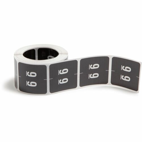 Smead  Numeric Labels, "9", 1-1/2"x1-1/2", 250/RL, Black