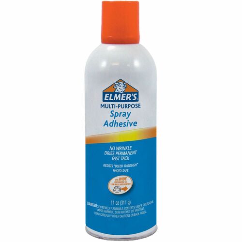 Elmer's  Spray Adhesive, Multipurpose, Acid-free, 11 oz., Clear-EPIE451