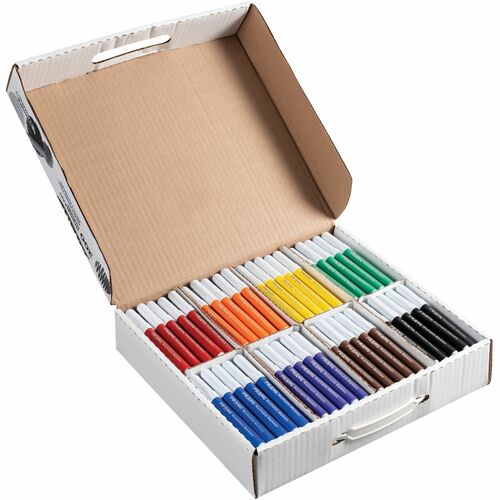 Dixon Ticonderoga Company  Washable Markers,Master Pack,Bullet,25/Color,200/BX,AST