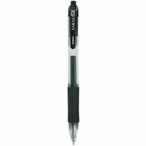 Zebra  Retractable Gel Rollerball Pen,Nonrefillable,1.0mm,Black